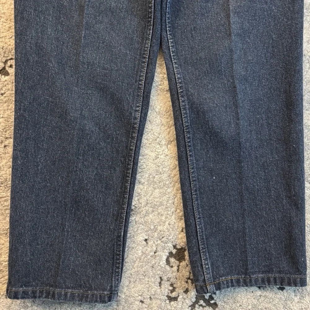 Vintage 90s Levi's 505 Straight Denim Jeans Dark Wash Size 33W 30L Short